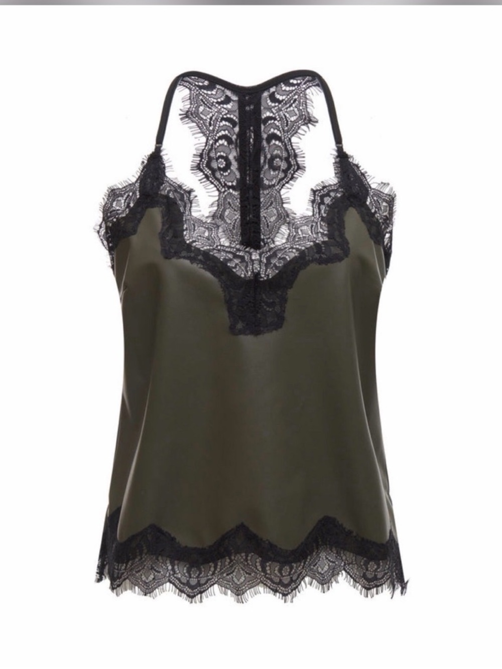 Gold Hawk Lace-Trim Cami